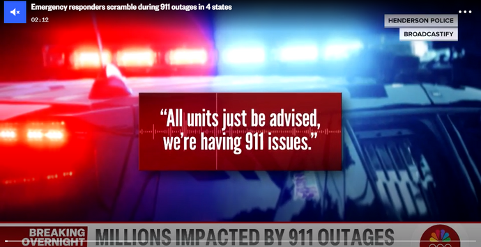 Widespread 911 Failures in Four States Leave Countless Residents Unable to Reach Local Authorities